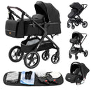 Newest Baby Stroller 3 in1 Multifunctional Stroller Easy Folding Travel Portable Baby Carriage Safety Seat EU Standard