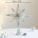 Christmas Star Tree Topper, LED Glowing Star Lamp, Sparkling Night Light,  Festive Xmas Tree Ornament, Home Decor for Christmas