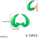 10PCS Special Effects Pieces Arm Fist Wind Lightning Leg Flames Assemble Scene Bricks Weapons Accessories Kids Toys