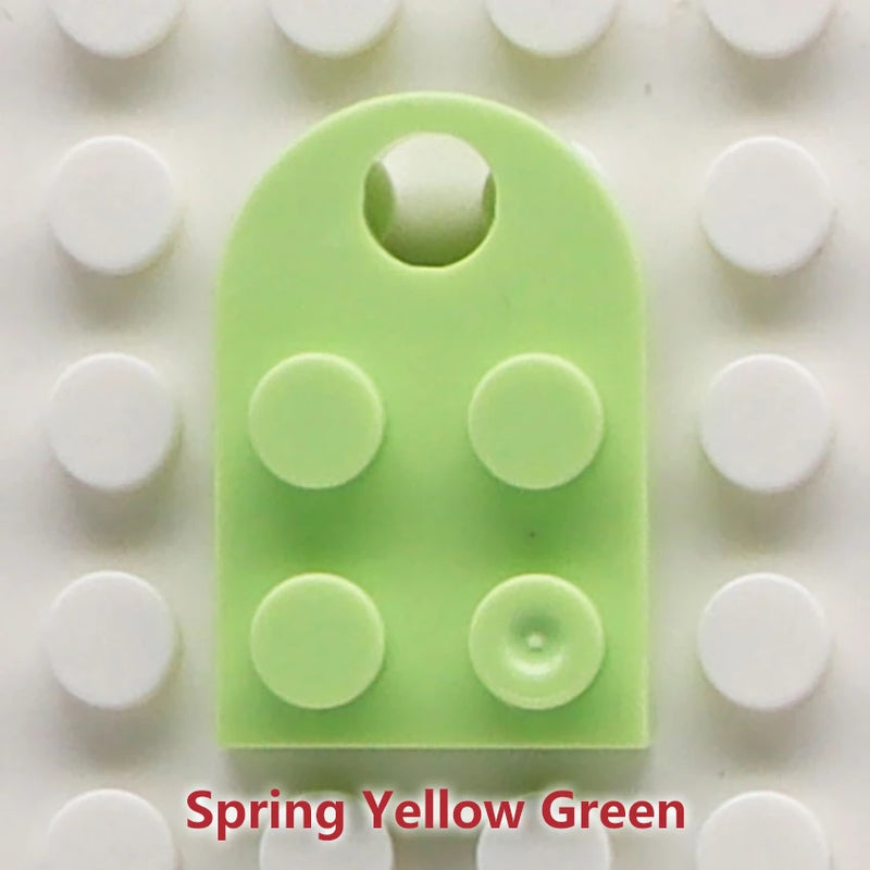 50pcs DIY Building Blocks 3176 Brick Heart Necklace/Key Ring Toys 2x 3 Heart-shaped Multicolor Educational Toy Gift for Children