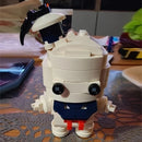 Moc Brickheadz Movie All Members action Figures Classic Character Building Block Set Doll Brick Model DIY Toy Birthday Gifts