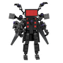 2024 Strengthen Skibidi New A Series of Toilet Man Drill Male Titan Man Female TV Personality Building Blocks Set Toys For Gift