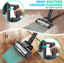 Self-Standing Powerful Stick Cordless Vacuum Cleaner For Hardwood Floor Carpet Pet Hair 60Mins Hand Held Vacuum Cordless Hoover