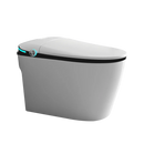 Luxury Smart Toilet with Bidet Seat Built-in, Intelligent Toilet Auto Open/Close Seat, Foot Sensor, LED Display,Night Light