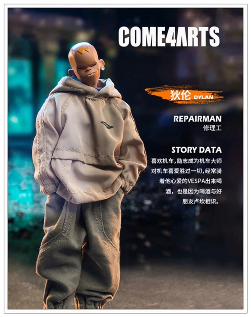 Come4arts Street Corner Bar Series Anime Action Figures Season 1 Soldier Corner Bar Beer can bjd Toy kids Christmas Gift