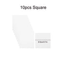 DIY Sublimation Air Fresheners Blanks: 4 Styles Felt Sheets 10/50pcs Packaging Bags and Ropes for Car Interior Decor