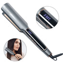 13 Gears Adjustable Temperature 2-in-1 Professional Flat Iron Hair Straightener Fast Warm-up Styling Tool For Wet or Dry Hair