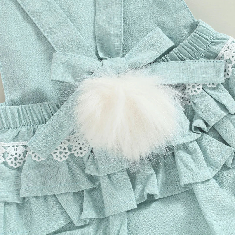 Citgeett Summer Easter Infant Baby Girls Casual Bodysuit Sleeveless Floral Print Bunny Playsuit Cartoon Hat Clothes