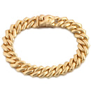 4Pcs Cuban Chain Bracelet for Women Men HipHop Bling Iced Out Chain Full Rhinestone Paved Chunky Metal Bracelet Set Jewelry Gift