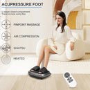 Foot Massager Shiatsu Kneading Deep Tissue Relax Heated Roller Calf Pain Relief Fatigue Muscles Vibrator Machine Health Relief