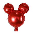 10pcs 40X40CM Mickey Minnie Mouse Head Aluminum Foil Balloon Baby Shower Birthday Party Decoration Kids Toys Supplies Air Globos
