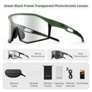 WEST BIKING Cycling Photochromic Men Sunglasses Women Bicycle Riding Outdoor Sports Bike Anti-fog Glasses Cycling Equipment