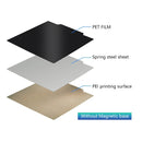For Ender 3 Build Plate Heat Bed Ender 3 V2 /Neo Ender 5 /Pro H1H PEY PEO PET PEI Sheet 235x235 Magnetic Spring Steel Sheet