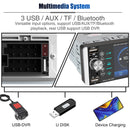 ESSGOO Single 1 DIN Car Stereo Wireless Apple Carplay Android Auto 5" HD ISP Touch Screen Bluetooth USB AUX-IN TF FM Mirror Link