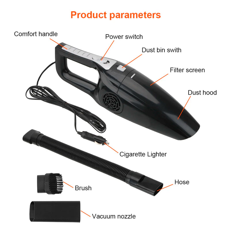 Car Cleaner 12V 120W Handheld Vaccum Cleaners Wet And Dry dual-use Vacuum Cleaner