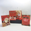 Christmas Cooki Bag Christma Bag Candy Kraft Paper Packaging New Year Gift Bag Christmsas Bags For Party Natal Kids Favors Xmas