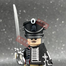 Medieval Napoleonic War French Dragoon British Soldiers Pirates Figures Army Scottish Fuisiler Building Blocks Weapons Brick Toy