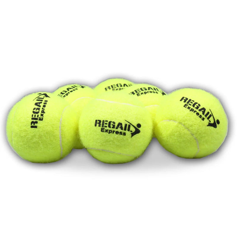 Professional Rubber Tennis Ball High Resilience Tennis Practice Ball for School Club Competition Training Exercises