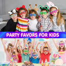 5-50PCS LED Glow Glasses 6 Neon Colors LED Shutter Shade Glasses Kids Birthday Gifts Blinds 3 Lights Glasses Toys Party Favors