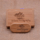 10pcs/Lot Custom Logo Wooden USB + Box USB Flash Drive Pendrive 4gb 8gb 16gb 32gb 64gb Memory Stick Photography Gift Pen Drive