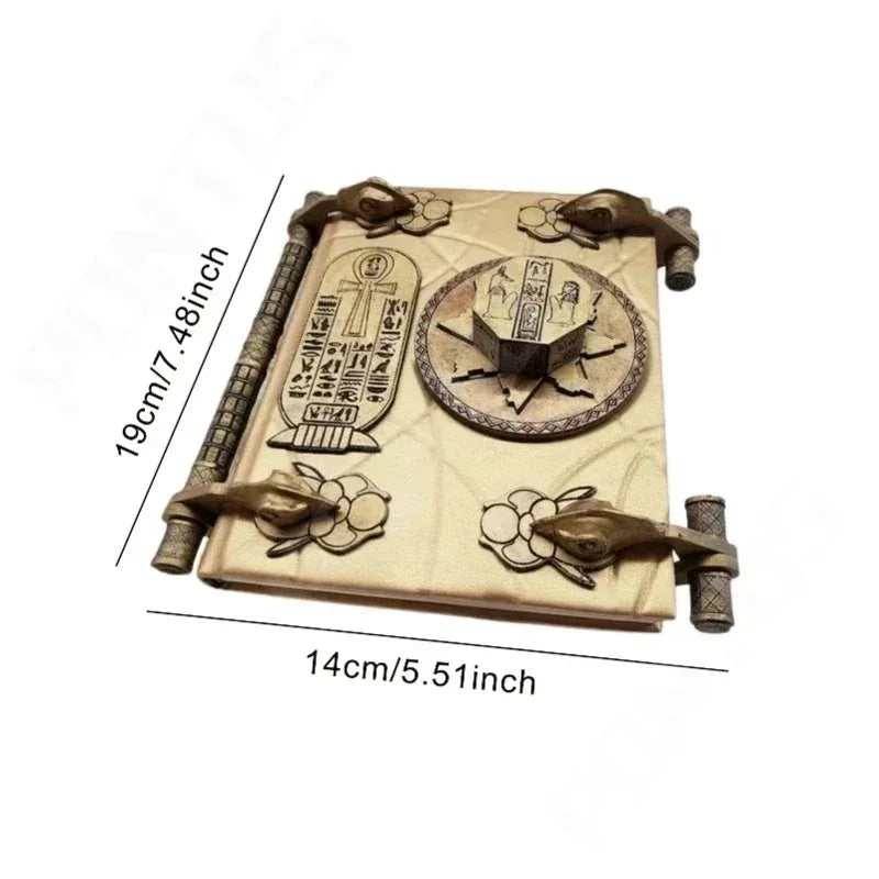 Book of The Dead Ancient Egypt Key of Hamunaptra The Mummy Home Decor Resin Crafts Ornaments Easter Decoration Prop Storage Box
