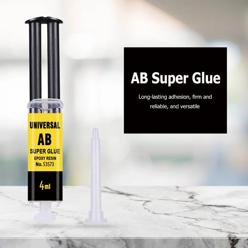 1-5PCS Super Liquid Epoxies Strong Quick-drying Glue Adhesive Repair Epoxy Resin Liquid Glue 4ml/25ml Universal AB Super Glue