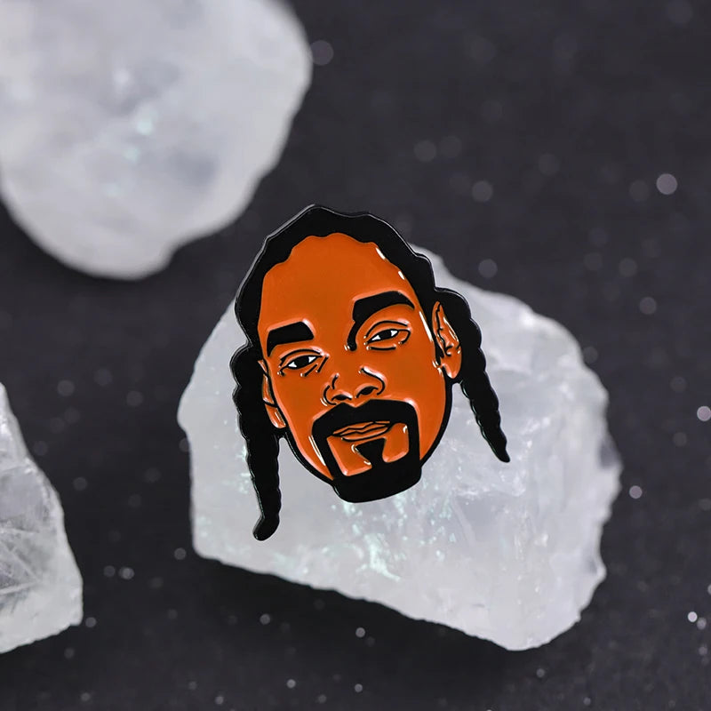 Rock Hip Hop Enamel Pins Custom Art Music Lovers Brooches Lapel Badges Punk Jewelry Gift for Friends