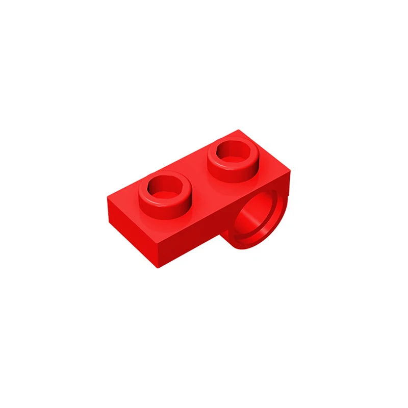 Gobricks 10PCS Bricks Plate Modified 1 x 2 with Pin Hole on Bottom compatible with lego 18677 28809 pieces of children's toys