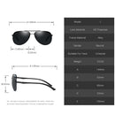 XaYbZc Men Polarized Sunglasses Men Brand Design Sun Glasses Aluminum Leg Mirror Lens Sunglasses for Men/women