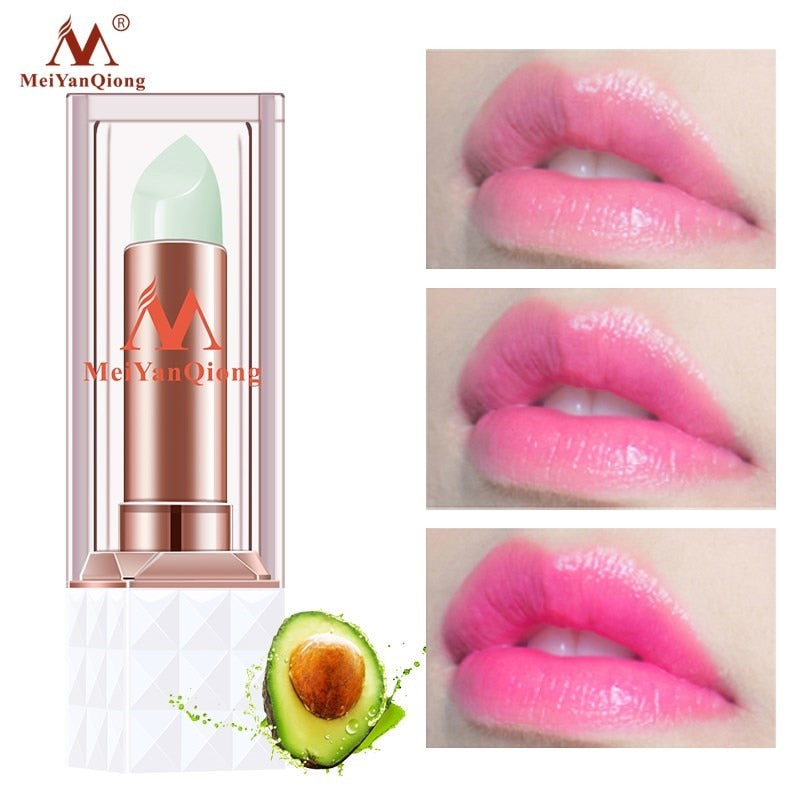 Shea Butter Moisturizing Color Change Lip Balm Skin Care Anti Aging Makeup Lip Care Beauty Nourishing Lipstick Plant Essence