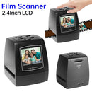 35/135mm Protable Negative Film Scanner 2.4Inch LCD Screen Slide Film Converter Support Editing & Sharing for Old Film To JPEG