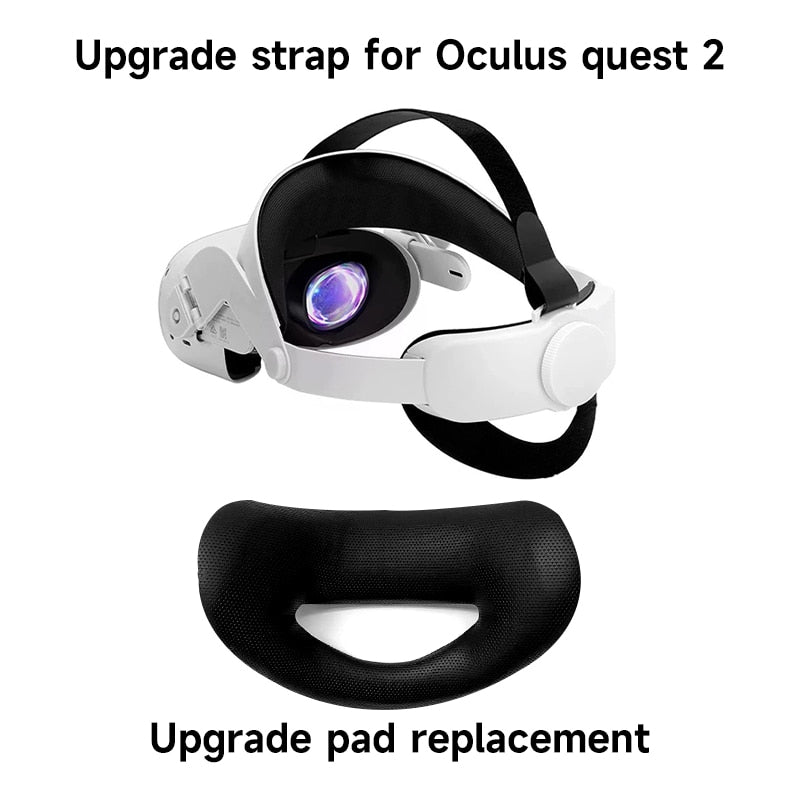 Ficep Head Strap for Oculus Quest 2 Halo Strap Adjustable Comfortable Oculus Quest 2 Head Strap for Oculus Quest2 Accessories