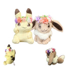 Pokemon Plush Christmas Easter Wreath Pikachu Eevee Scorbunny Ponyta-Galar Sylveon Kawaii Anime Figure Stuffed Toys Kids Gifts