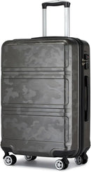 KONO TSA Lock, suitcase (M/L/XL) TONO Hard Case, Lightweight ABS Trolleys with Twin wheels