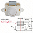 10PCS KAK Camper Car Push Lock 20mm RV Caravan Boat Motor Home Cabinet Drawer Latch Button Locks For Furniture Hardware