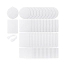DIY Sublimation Air Fresheners Blanks: 4 Styles Felt Sheets 10/50pcs Packaging Bags and Ropes for Car Interior Decor