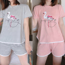 Hot sale Summer Shorts Pajama Sets for Women Short Sleeve Sleepwear Cute Girls Cartoon Pyjama Homewear Pijama Mujer Home Clothes