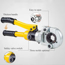 Hydraulic Pipe Crimping Tool Adjustable Crimper with Heavy-Duty Pressure for Copper Stainless Steel PEX Pipes TH V12/15/18/22/28
