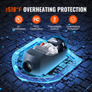 SucceBuy Car Heater 2/5/8KW Diesel Air Heater 12V With Silencer Remote Control Truck Bus RV Trailer Air Diesel Parking Heater