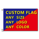 Graphic Custom Printed Flag Polyester Shaft Cover Brass Grommets Free Design Outdoor Advertising Banner Decoration Party Sport