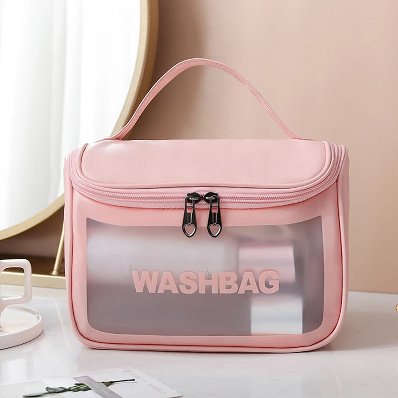 Ins Style Multifunctional Cosmetic Bag for Women Wash Bag Portable Waterproof Swimming Bag Home Travel Storage Bag Case 2022