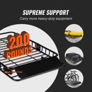 SucceBuy Roof Rack Cargo Basket 46"x36"x4.5"/51"x36"x5" Rooftop Cargo Carrier Heavy-Duty 200 LBS Capacity for SUV Truck Vehicle