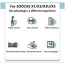 10PCS Replacement Brush Heads DuPont Soft Suitable Vacuum Healthy Bristle Nozzles For SOOCAS X3/X3U/X5 Sonic Electric Toothbrush