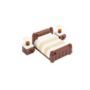 MOC City Building Blocks Accessories Mahjong Machine Plant Sofa Bed Piano Refrigerator Kitchen Toy Brick Florist Bar X009 TV Set