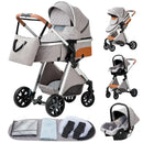 Newest Baby Stroller 3 in1 Multifunctional Stroller Easy Folding Travel Portable Baby Carriage Safety Seat EU Standard