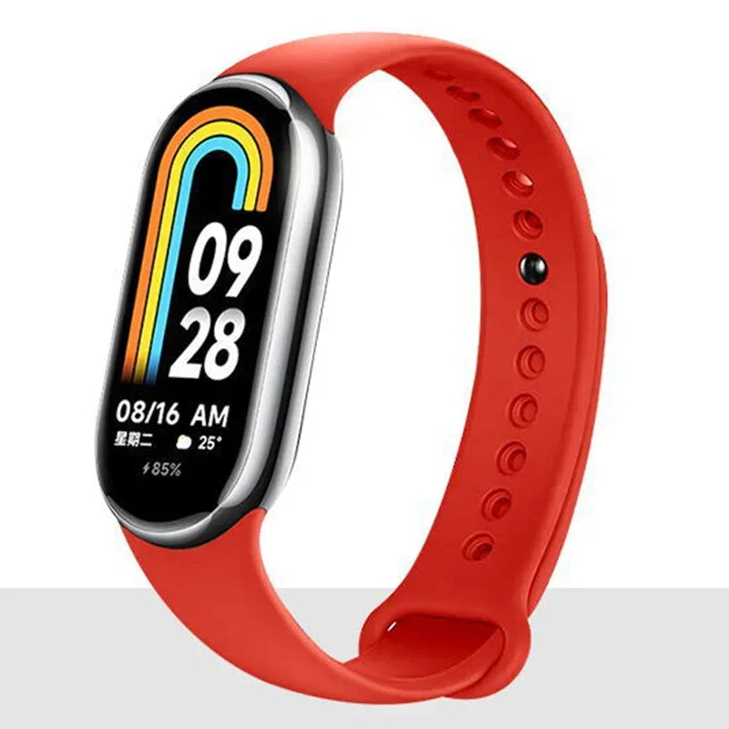 Watch Strap for Xiaomi Mi Band 8-9 NFC Bracelet Accessorie Sport Silicone Smartwatch Wristband correa Mi Band 8-9 global version
