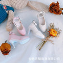 60CM BJD Doll Shoes PU Leather Singles 1/3 BJD Leather Single Shoes Leather Sandles Doll Accessories for 60cm Doll
