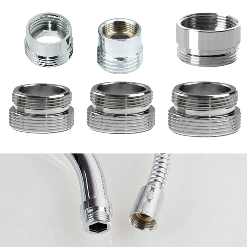 Faucet Aerator Connector Tap Metal Adaptor Thread Water Saving Kitchen Tap Aerator Connector Bathroom Accessories