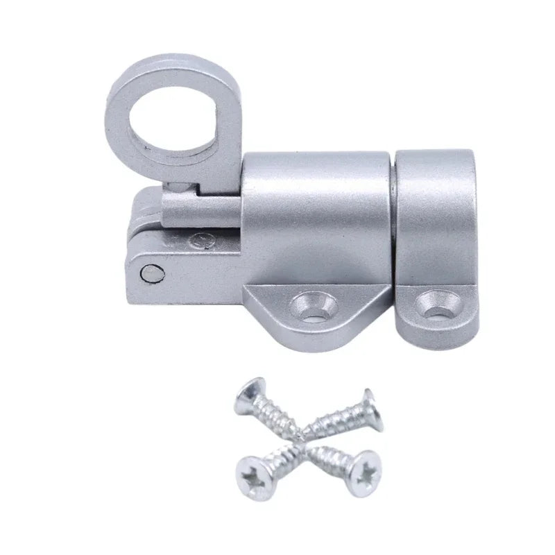 XD-Aluminum Alloy Window Gate Security Pull Ring Spring Bounce Door Bolt Automatic Latch Lock Spring Bounce Door Bolt Latch