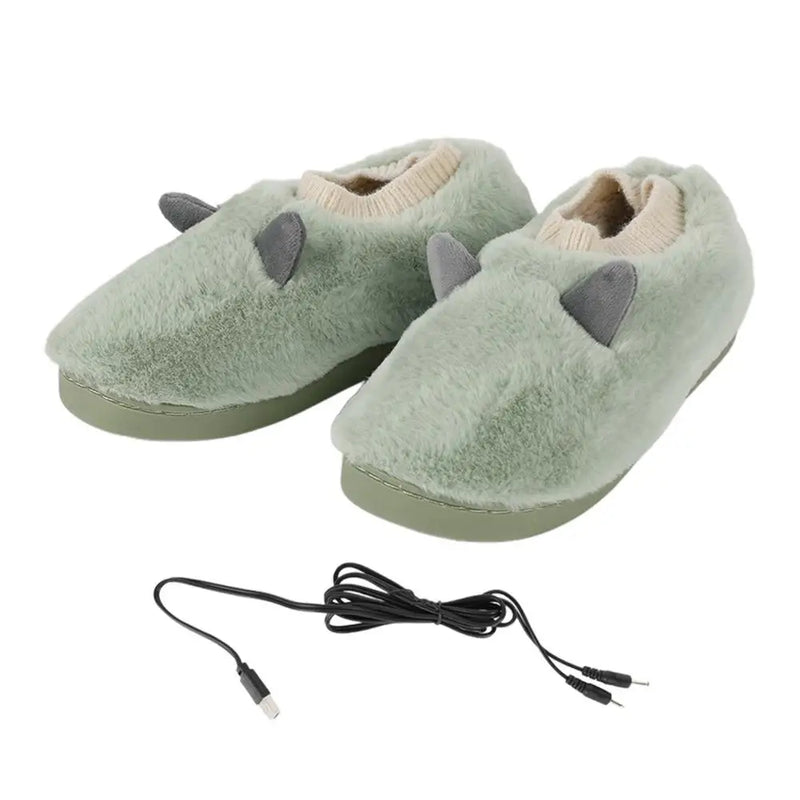 Electric Heating Shoes USB Heated Slippers Foot Warmer Boots Heated Slipper Boot For Men Women Warm Winter Christmas Gift